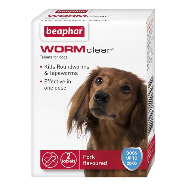 Beaphar WORMclear Worming Tablets for Dogs (up to 20kg)