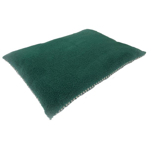 Danish Design Sherpa Fleece Green Herringbone Deep Duvet Bed Medium