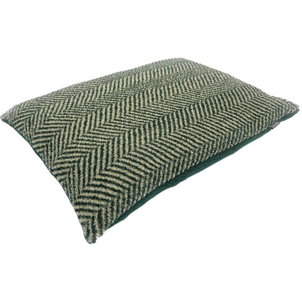 Danish Design Sherpa Fleece Green Herringbone Deep Duvet Bed Large