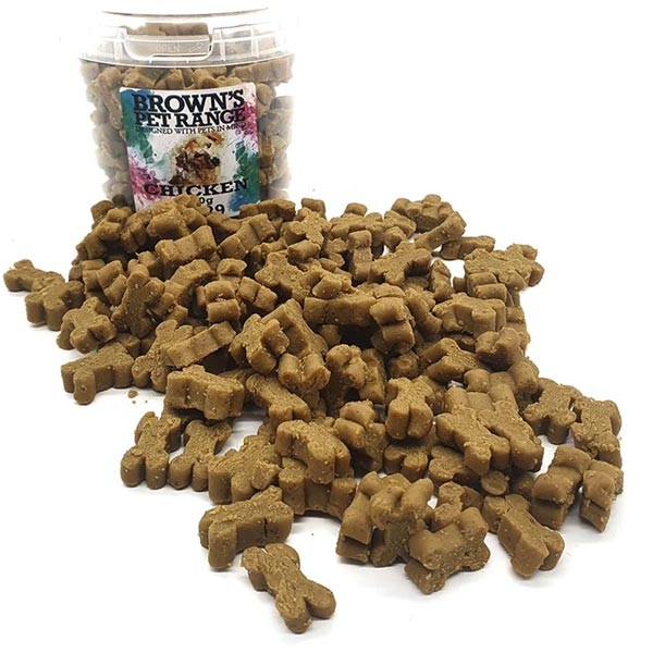 Browns Chicken Bone Shaped Dog Training Treats