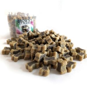 Browns Lamb & Rice Bone Shaped Dog Training Treats