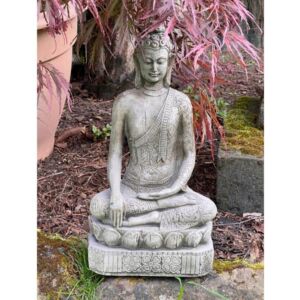 Java Buddha Stone Garden Ornament (Small) 41cm