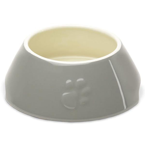 Scruffs Classic Long Eared Dog Bowl Grey 21cm