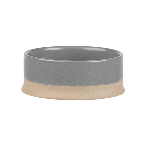 Scruffs Non Tip Pet Food & Water Bowl Grey 20cm