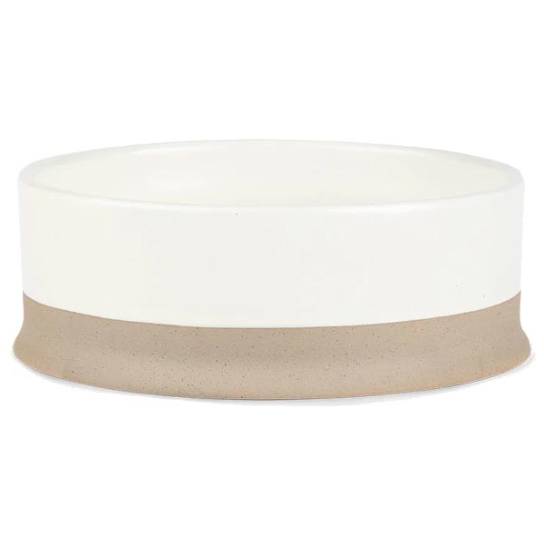 Scruffs Non Tip Pet Food & Water Bowl Cream 20cm