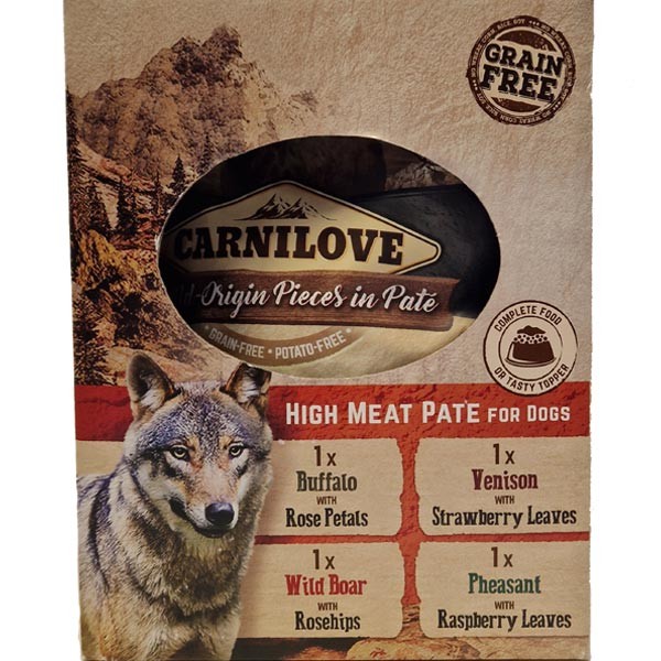 Carnilove Pate Multipack 4x300g Wet Dog Food