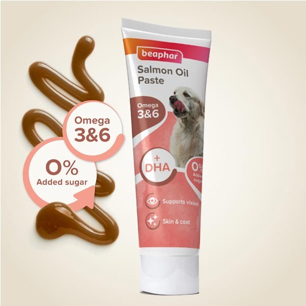 Beaphar Salmon Oil Paste for Dogs 100g