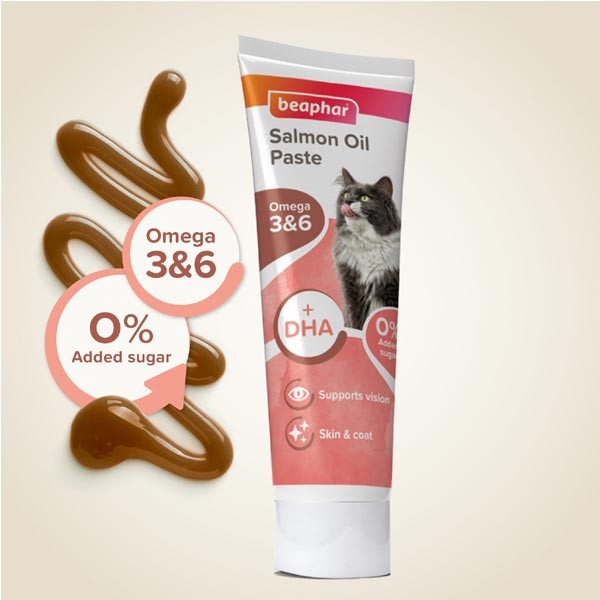 Beaphar Salmon Oil Paste for Cats 100g