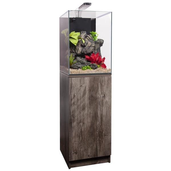 Aqua One Dynamic 55 Arizona Grey Oak Aquarium & Cabinet