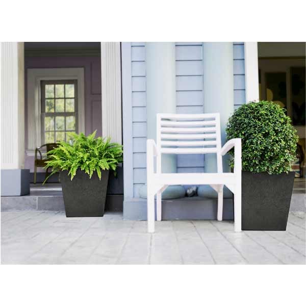 Tierra Verde Sonata Slate Grey Eco Planter 33cm