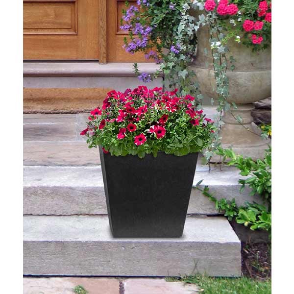 Tierra Verde Sonata Slate Grey Eco Planter 33cm