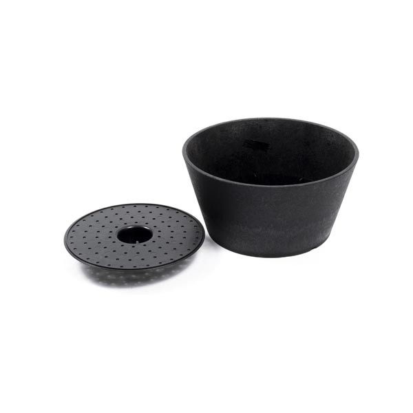 Tierra Verde Octavia Slate Grey Eco Planter 15cm