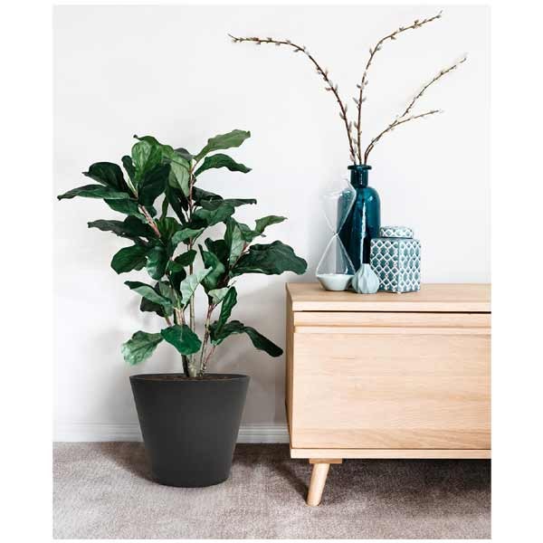 Tierra Verde Octavia Slate Grey Eco Planter 38cm