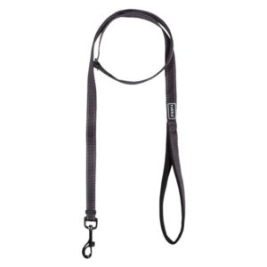 Rukka Bliss Adjustable Reflective Padded Handle Dog Leash Smoke Large