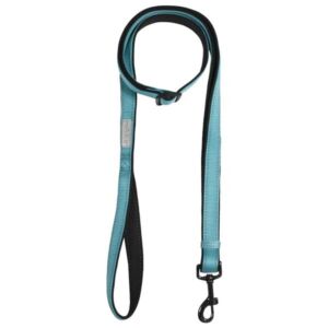 Rukka Bliss Adjustable Reflective Padded Handle Dog Leash Turqoise Large