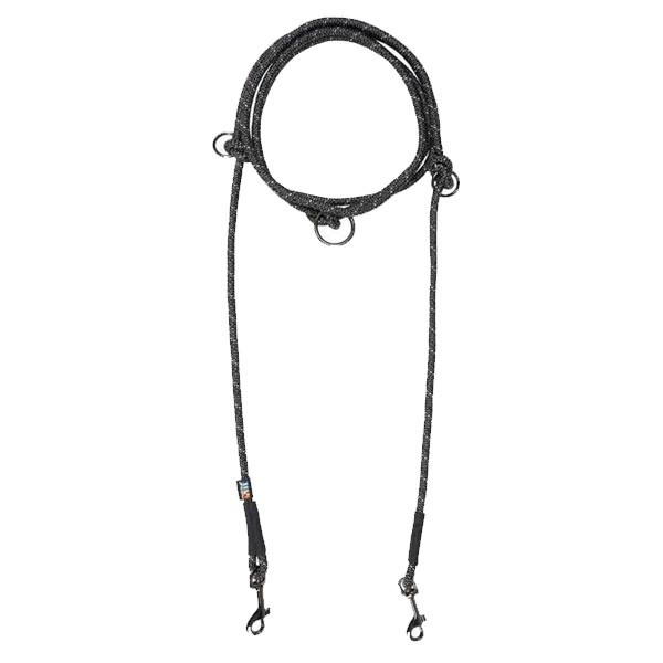 Rukka Rope Multi Dog Lead Black Meidum