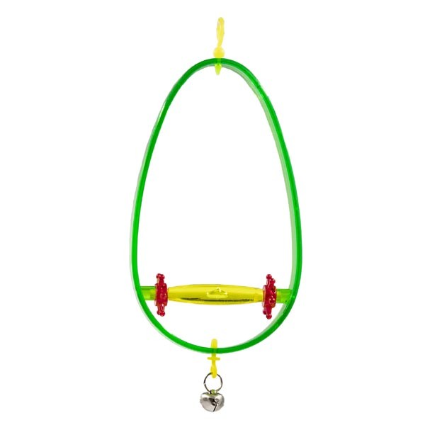 Beaks Plastic Oval Swing Bird Toy