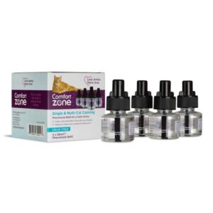 Comfort Zone Single & Multi-Cat Calming Refill 4 Pack