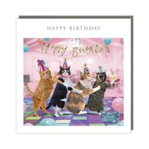 The Light Hearted Collection "Cat Conga" Card