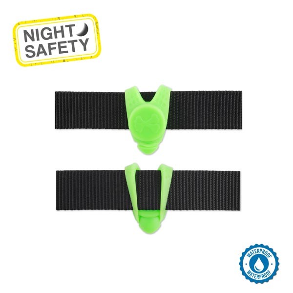 Ancol Night Safety Soft Blinker Green