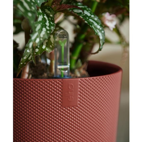 Elho Jazz Round Tuscan Red 16cm Flower Pot