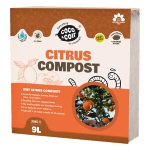 Coco & Coir Citrus Compost Brick 9 Litres