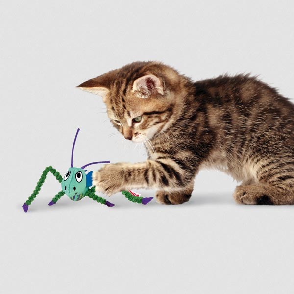 KONG Crackles Grasshopper Cat Toy