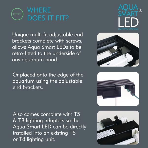 Interpet Aqua Smart LED 27.5w 80-101cm