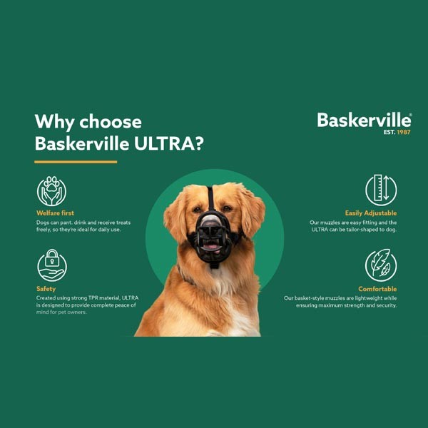 Company of Animals Baskerville Ultra Muzzle Size 2 (Westie)