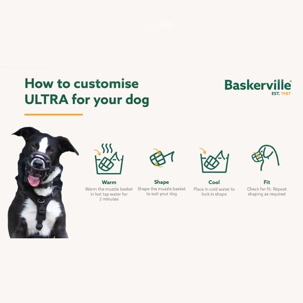 Company of Animals Baskerville Ultra Muzzle Size 2 (Westie)