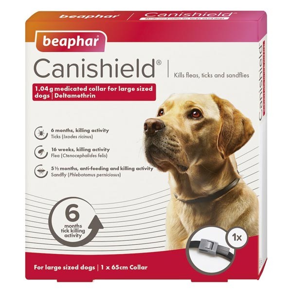 Beaphar Canishield Flea & Tick Collar for Large Dogs