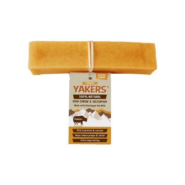 Yakers Yak Milk Dog Chew Turmeric Extra Large