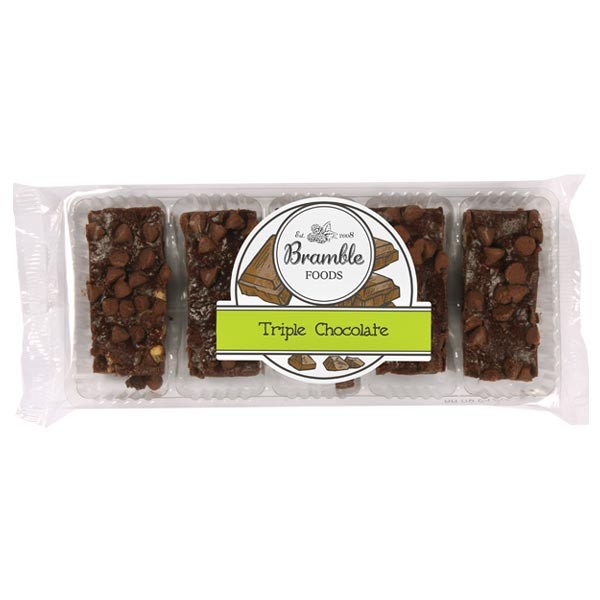 Bramble Foods Triple Chocolate Cake Slices 5 pack