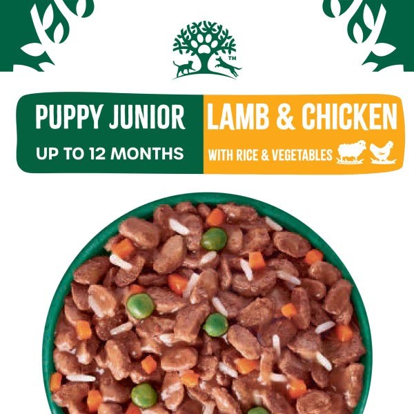 James Wellbeloved Lamb & Chicken in Gravy Puppy 12x90g Wet Dog Food