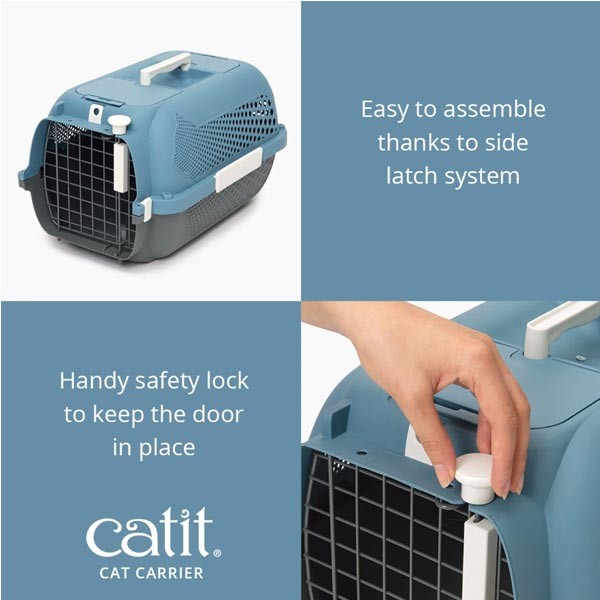 Catit Cat Carrier Blue Grey Small