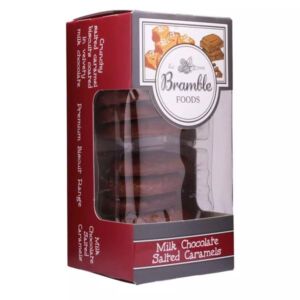 Bramble Foods Fully Coated Milk Chocolate & Salted Caramel Biscuits 150g