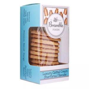 Bramble Foods Luxury Clotted Cream Shortbread Biscuits 150g