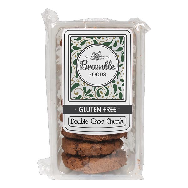 Bramble Foods Double Choc Chunk Biscuits (Gluten Free) 150g