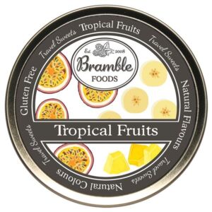 Bramble Foods Tropical Fruit Travel Sweet Tin 200g