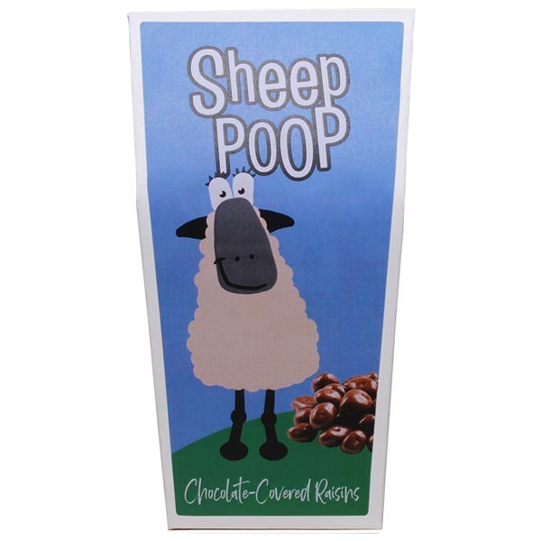 Bramble Foods "Sheep Poop" Chocolate Covered Raisins 125g