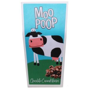 Bramble Foods "Moo Poop" Chocolate Covered Raisins 125g