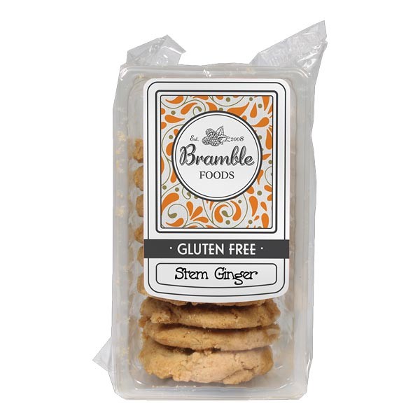 Bramble Foods Stem Ginger Biscuits (Gluten Free) 150g