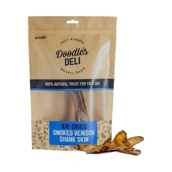 Doodles Deli Air Dried Smoked Venison Shank Skin 50g