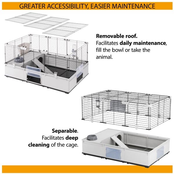 Ferplast Modular 3 Rabbit & Guinea Pig Cage Complete