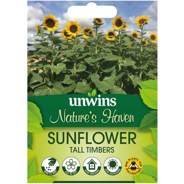 Unwins Nature's Haven Sunflower Tall Timbers Seeds