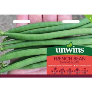 Unwins Dwarf French Bean Quartz Seeds