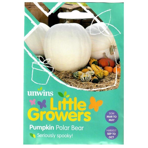 Unwins Little Growers Pumpkin Polar Bear Seeds