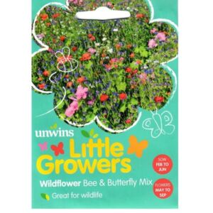 Unwins Little Growers Wildflower Bee & Butterfly Mix Seeds