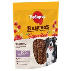 Pedigree Ranchos Superfoods with Turkey 70g Dog Treat