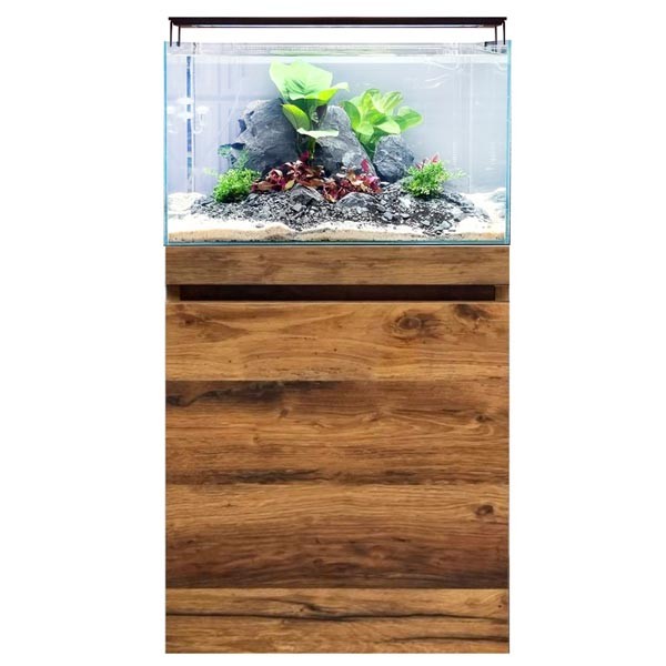 Fluval Visi-White 60 Hunton Oak Aquarium & Cabinet